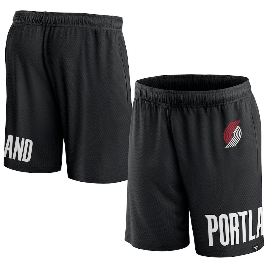 

Шорты Fanatics Branded Portland Trail Blazers, черный