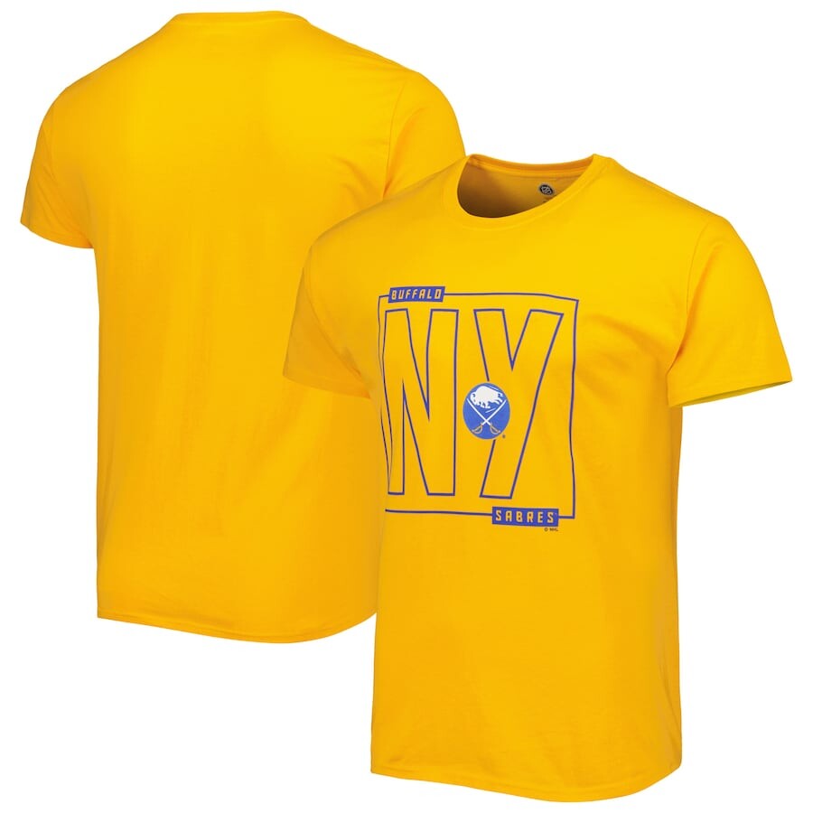 

Футболка с коротким рукавом Knights Apparel Buffalo Sabres, золотой