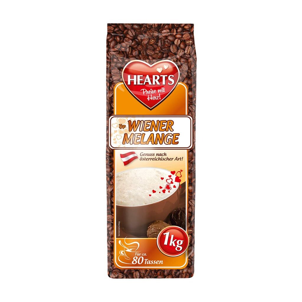 

HEARTS Cappuccino Vienna Melange 1кг растворимый кофе Massimo G
