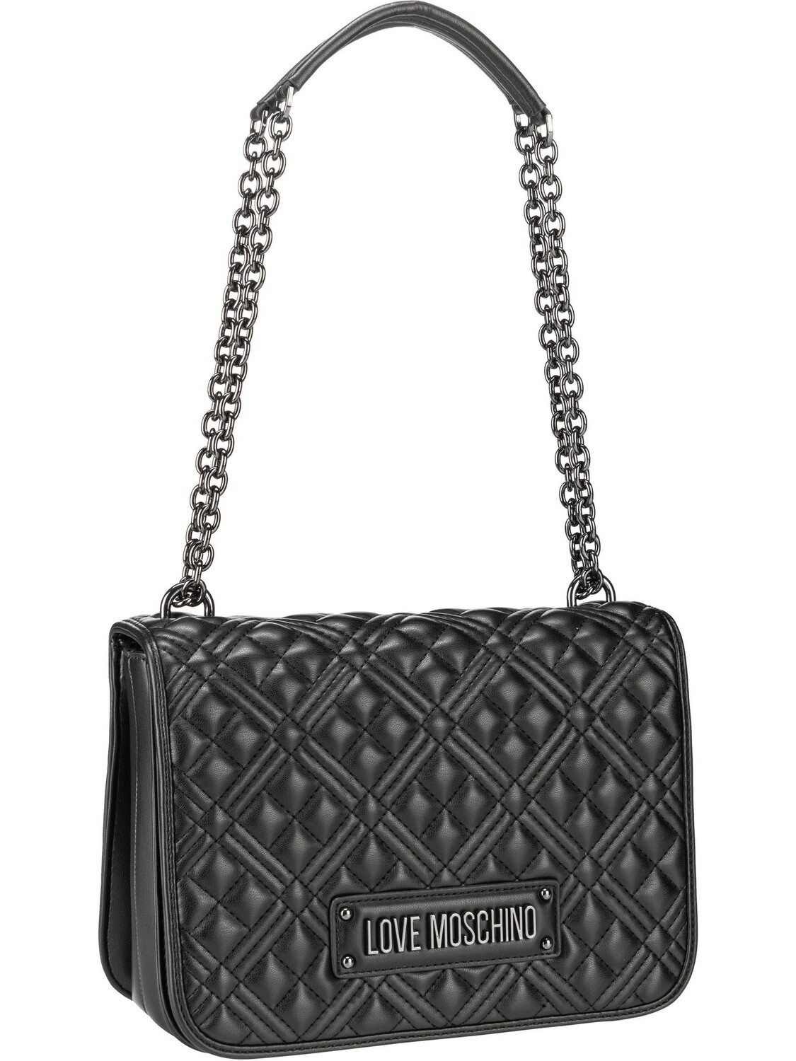 

Сумка Love Moschino Abendtasche Quilted Bag 4000, цвет Black Gunmetal