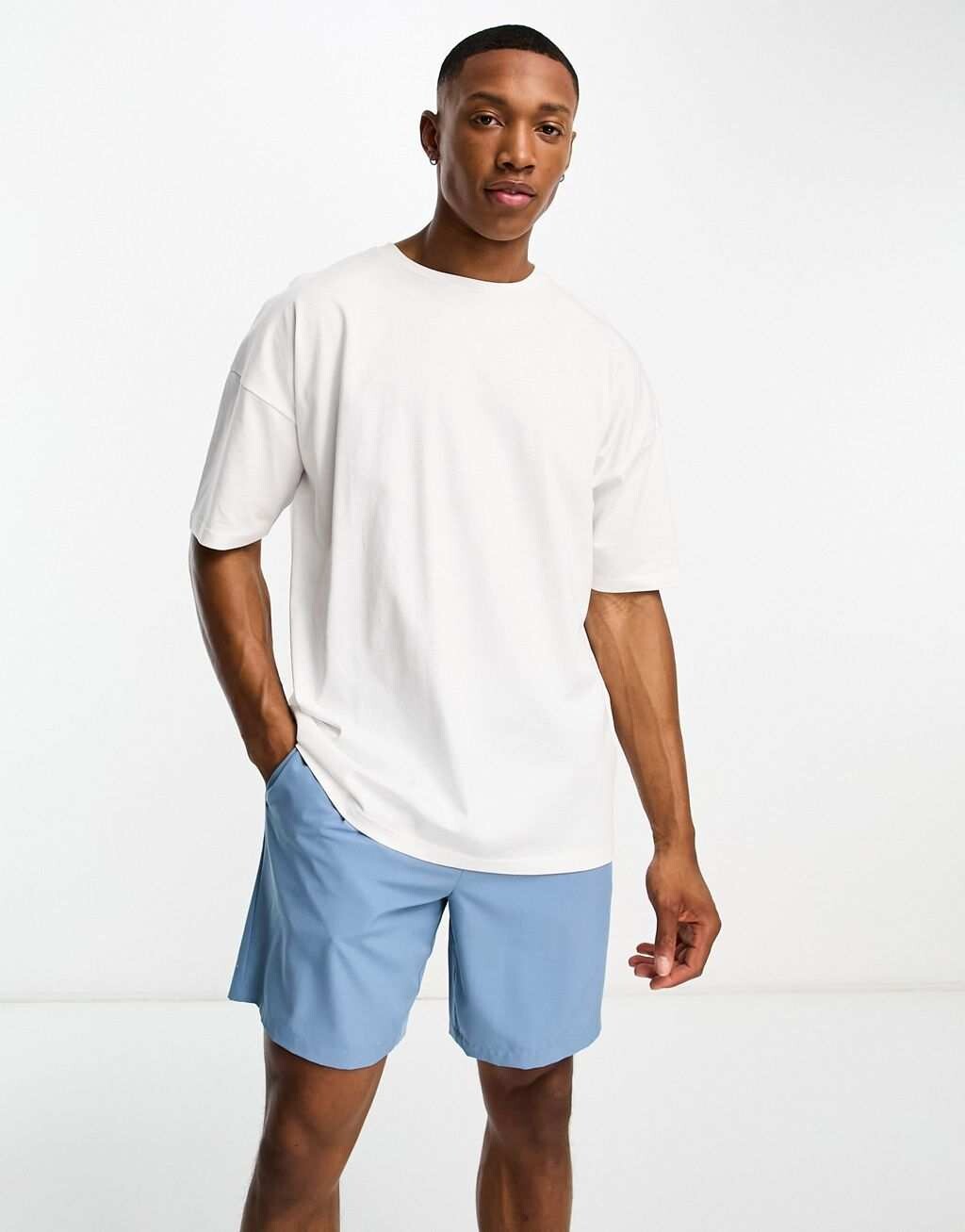 

Белая оверсайз-футболка для тренировок ASOS 4505 Icon, Белый