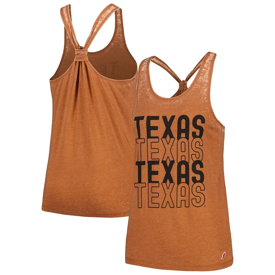 

Топ League Collegiate Wear Texas Longhorns, оранжевый