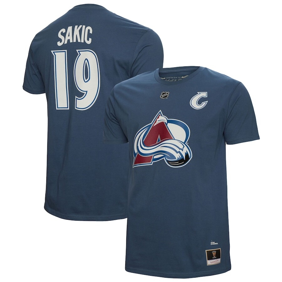 

Футболка с коротким рукавом Mitchell & Ness Colorado Avalanche, нави