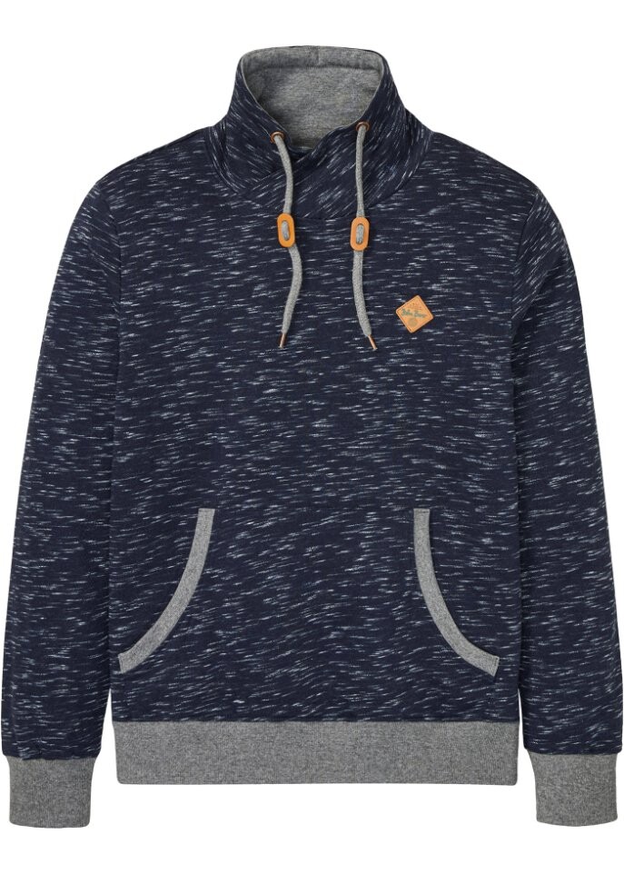 

Толстовка с воротником стойкой John Baner Jeanswear, синий