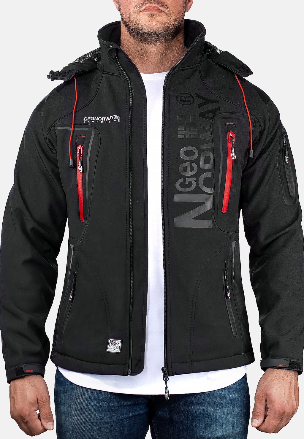 Уличная куртка Geo Norway, цвет schwarz