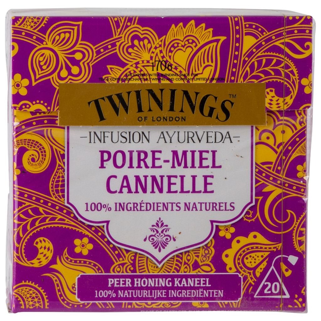 

Twinings Ayurveda Чай Груша Мед Корица 36 грамм
