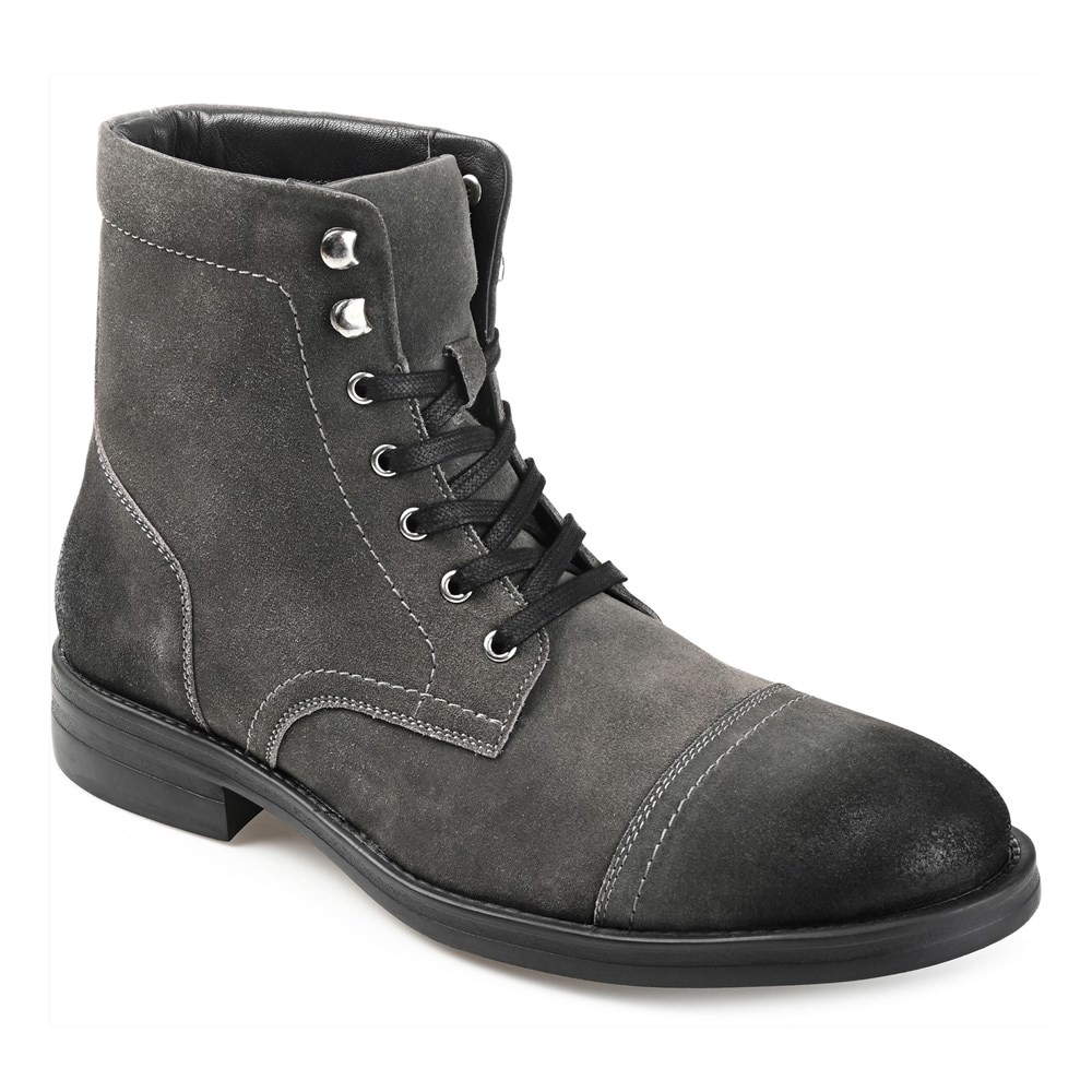 Мужские ботинки Darko с коротким носком Thomas & Vine, цвет charcoal leather