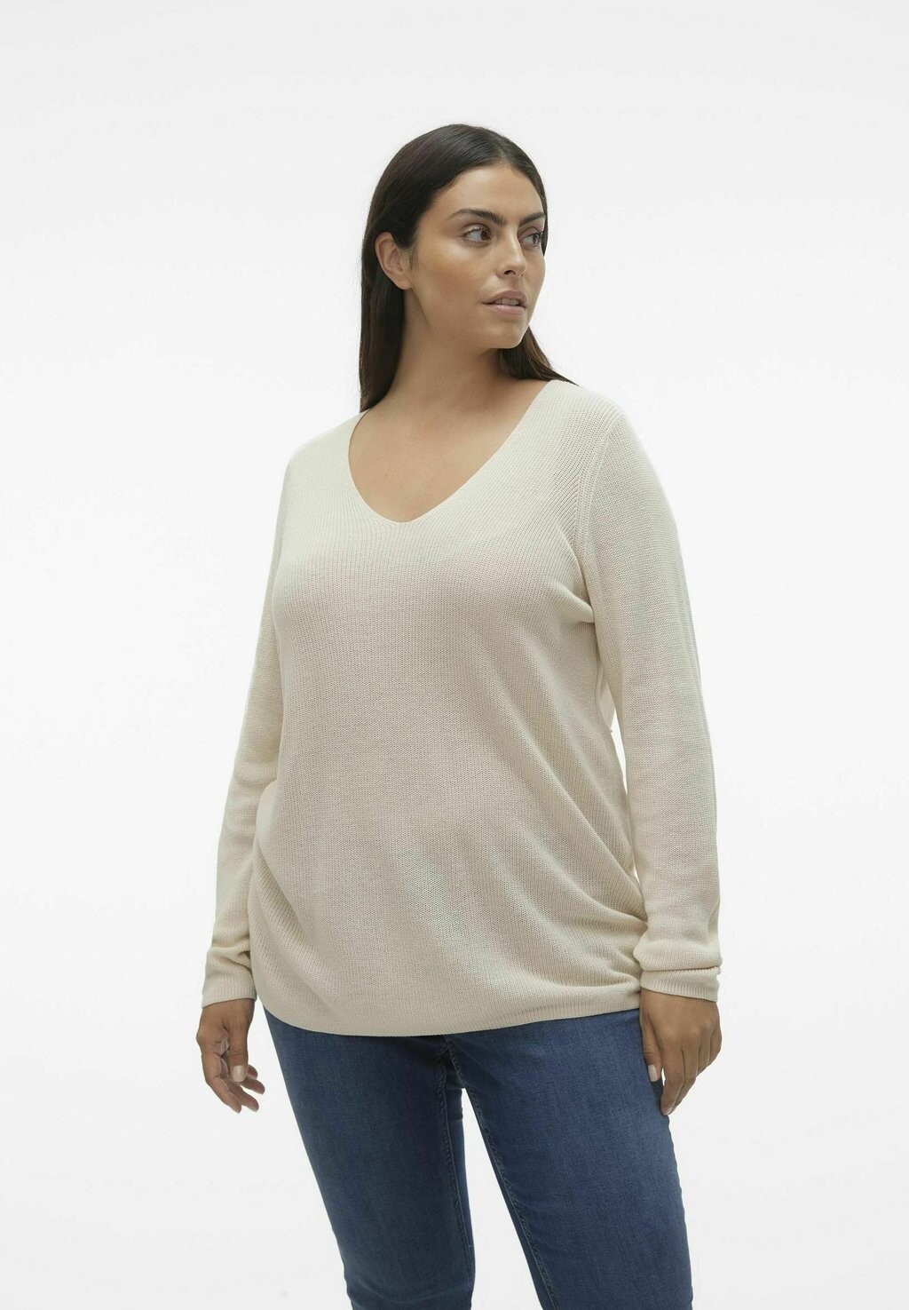 

Свитшот Vero Moda Curve VMCNEWLEXSUN LS LONG, цвет birch