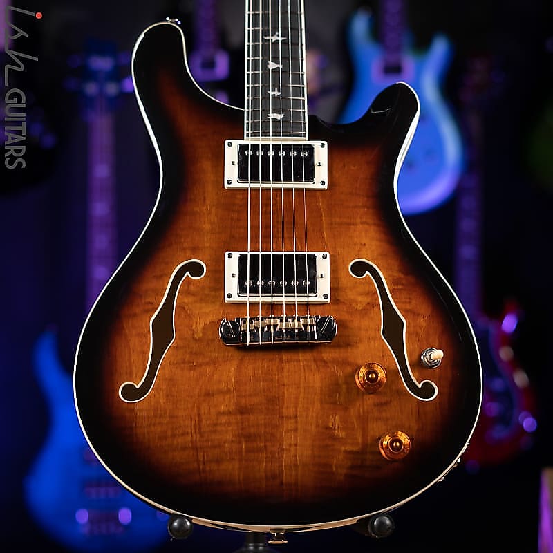 

Электрогитара PRS SE Hollowbody II Electric Guitar Black Gold Sunburst