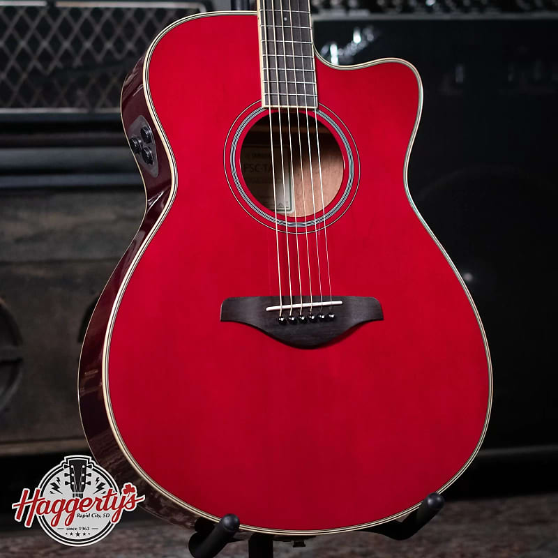 Акустическая гитара Yamaha FSC-TA TransAcoustic - Ruby Red