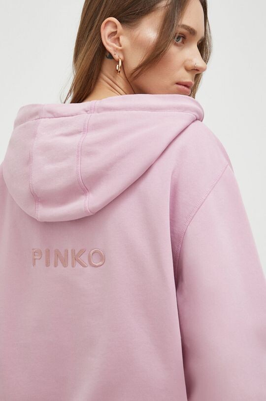 

Хлопковая толстовка Pinko, розовый