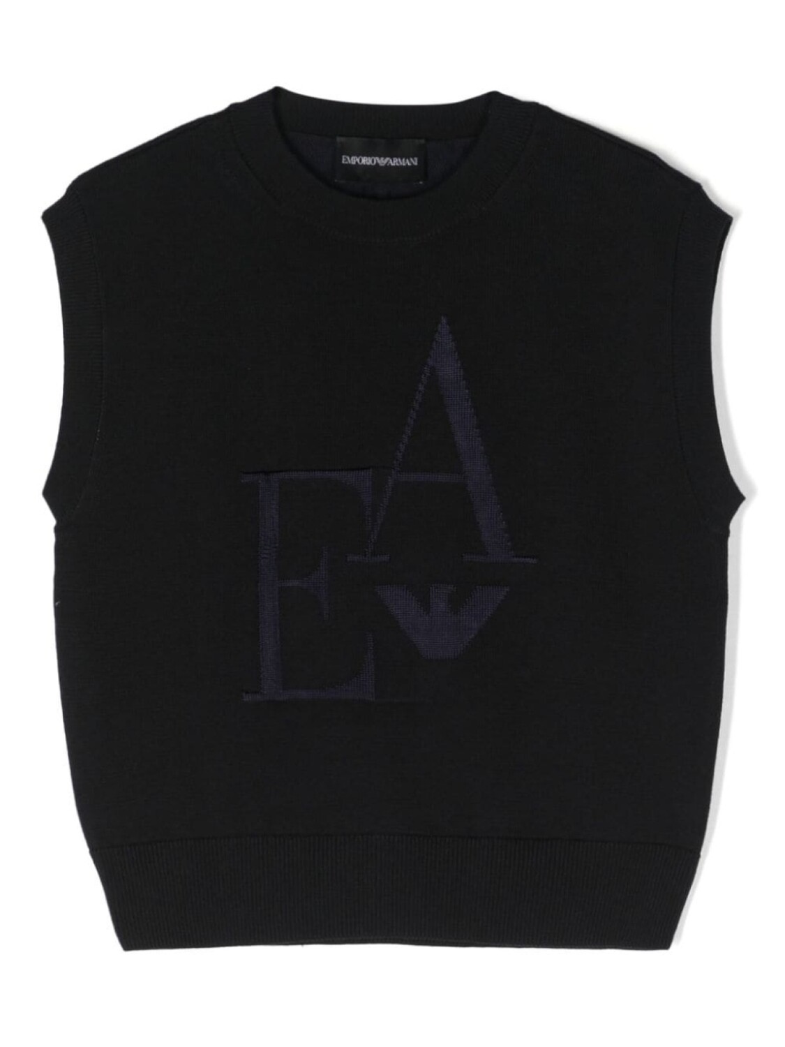 

Emporio Armani топ с логотипом, синий