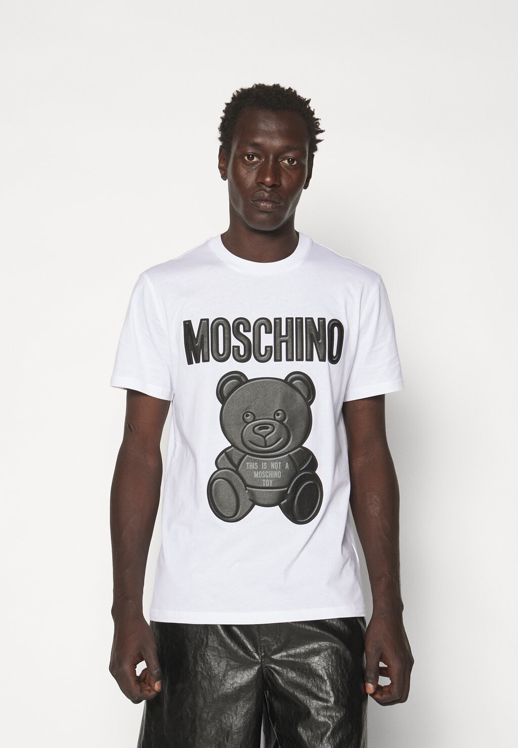 

Футболка с принтом MOSCHINO, белый