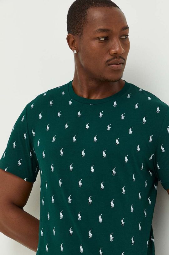 Шерстяная ночная рубашка Polo Ralph Lauren, зеленый