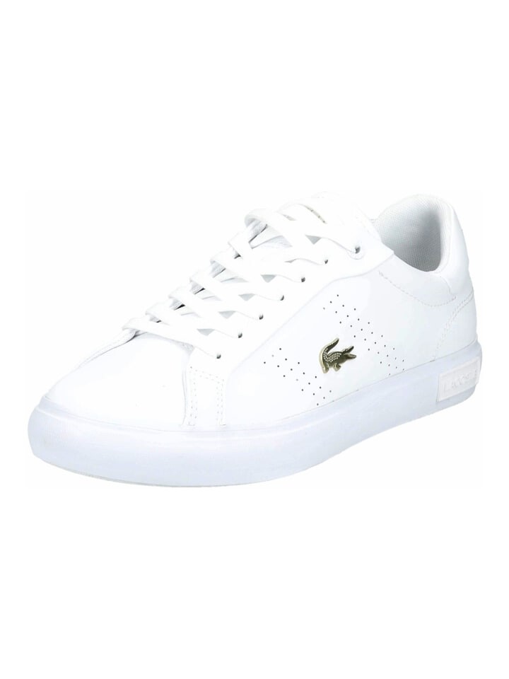 

Низкие кроссовки Lacoste, цвет weiß/gold