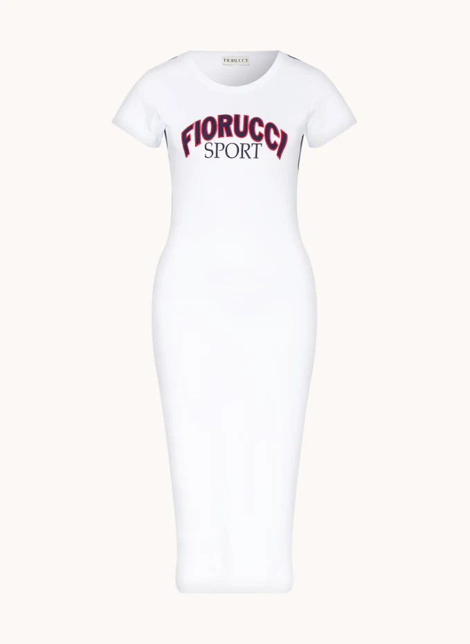 

Платье из джерси Fiorucci, белый