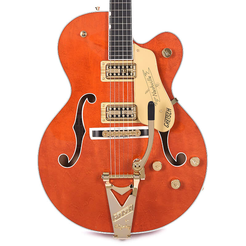 

Электрогитара Gretsch G6120TG Players Edition Nashville Hollow Body Orange Stain w/Bigsby