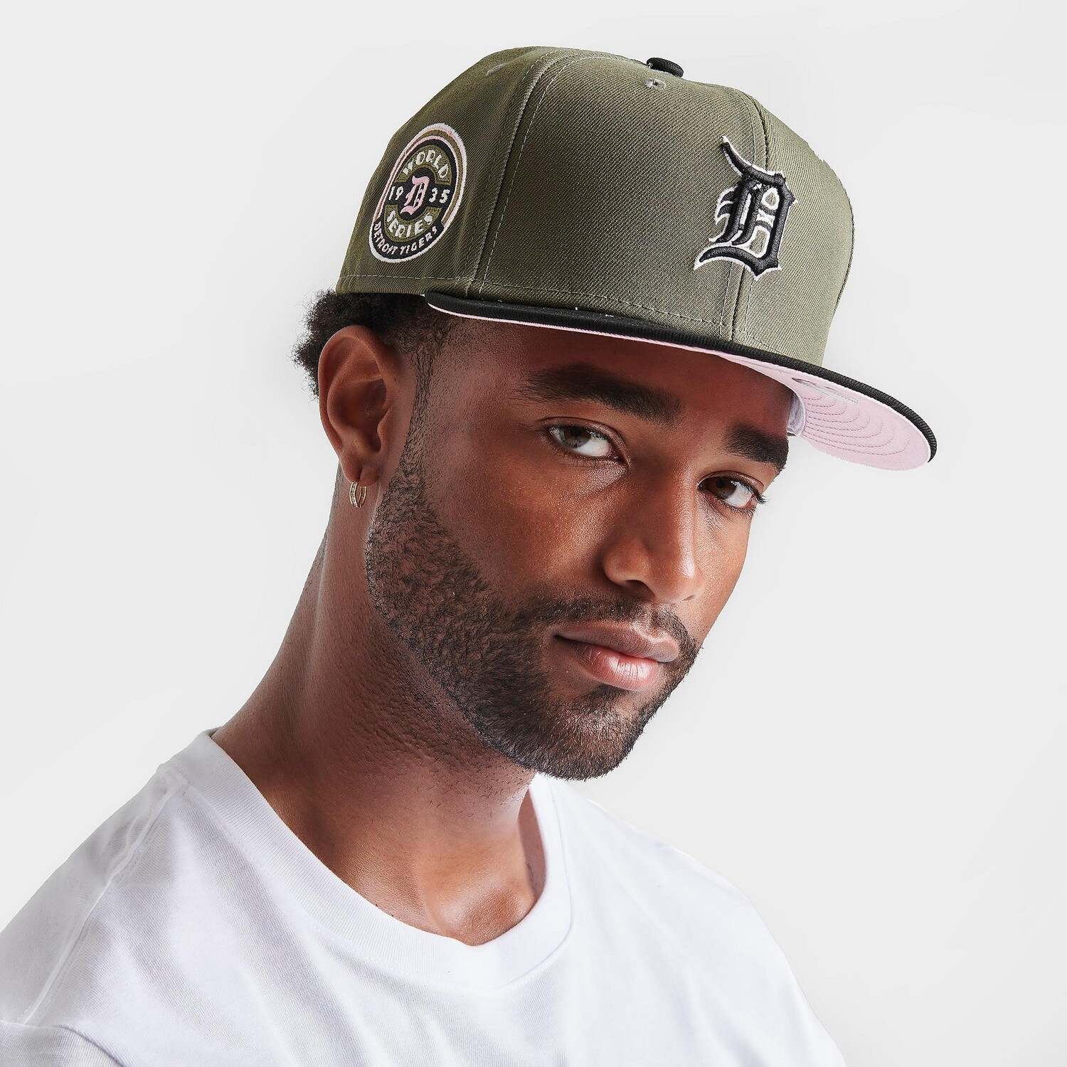 

Кепка New Era Detroit Tigers MLB Olive 9FIFTY Snapback, зеленый