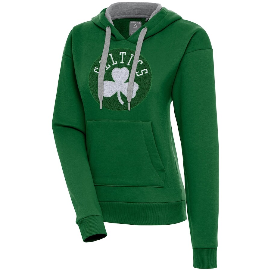 

Пуловер с капюшоном Antigua Boston Celtics, зеленый