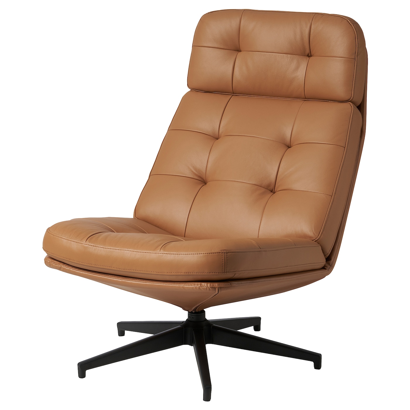 ХАВБЕРГ Вращающееся кресло, Гранн/Бомстад золотисто-коричневый HAVBERG IKEA