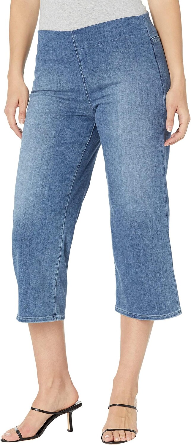 

Джинсы NYDJ Wide Leg Capris Pull-On Jeans in Clean Horizon, цвет Clean Horizon