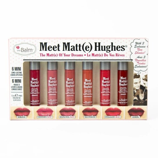 

Мини-набор жидких помад №12, 6x1,2 мл The Balm, The Balm Meet Matte Hughes