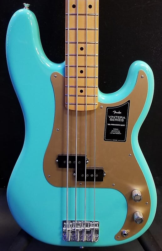 

Басс гитара Fender Vintera '50s Precision Bass with Maple Fretboard Seafoam Green - FREE Set up