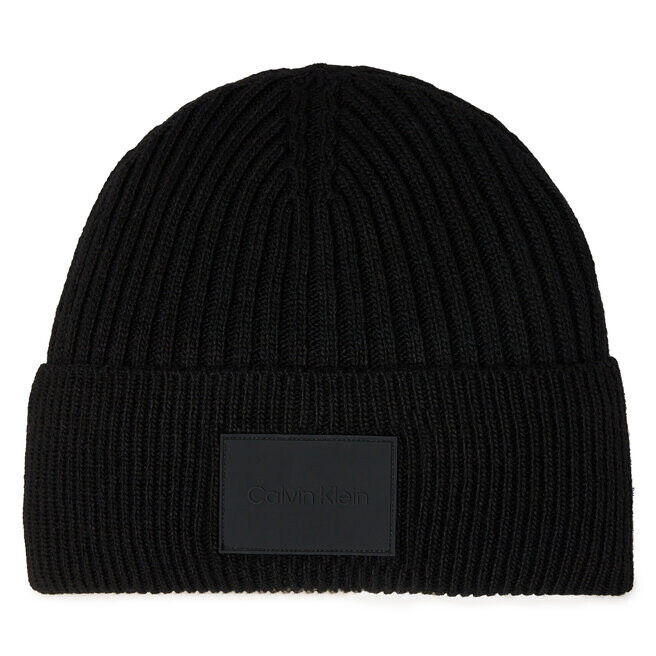 

Шапка Calvin Klein TonalRubber Patch, черный