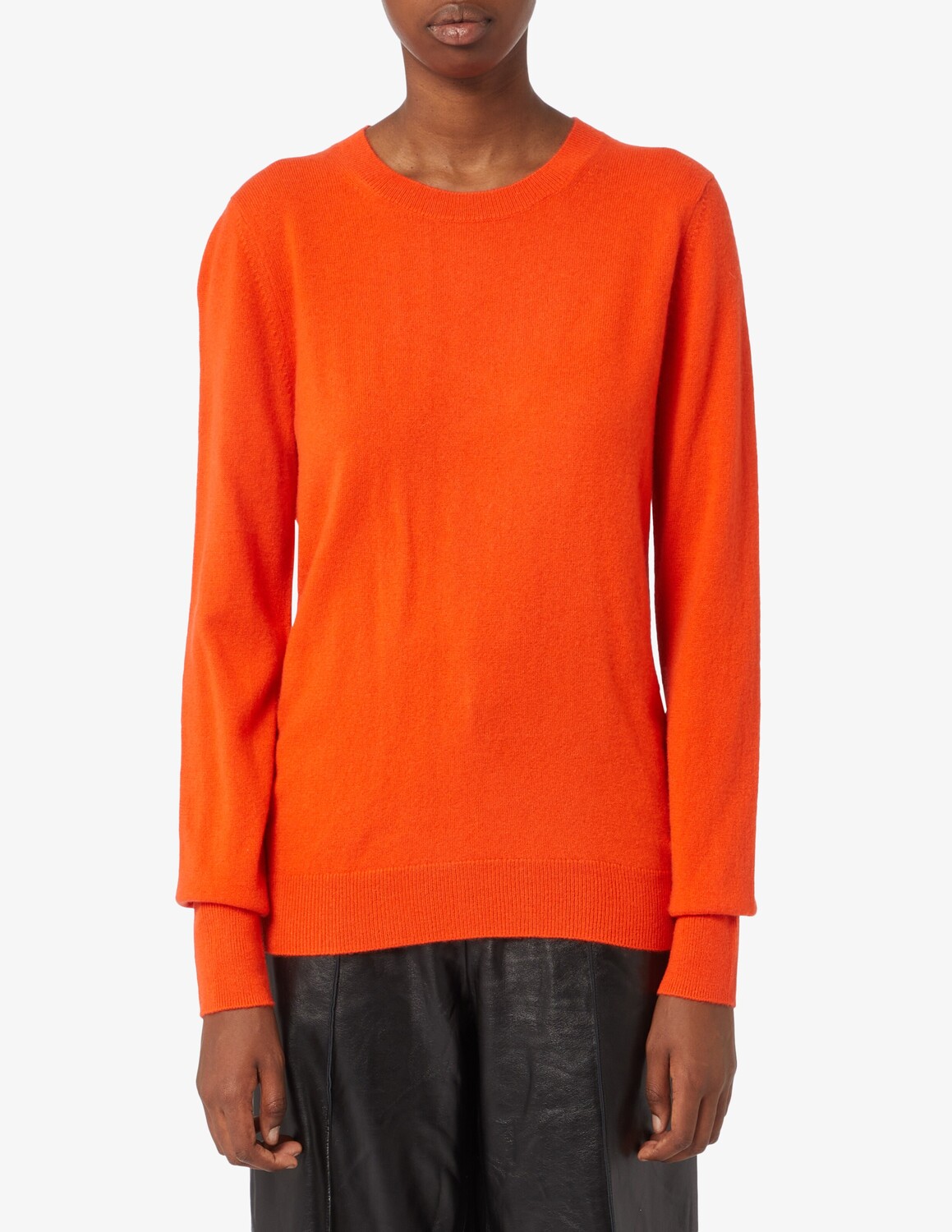 

Кашемировый свитер с круглым вырезом Pure Cashmere, оранжевый