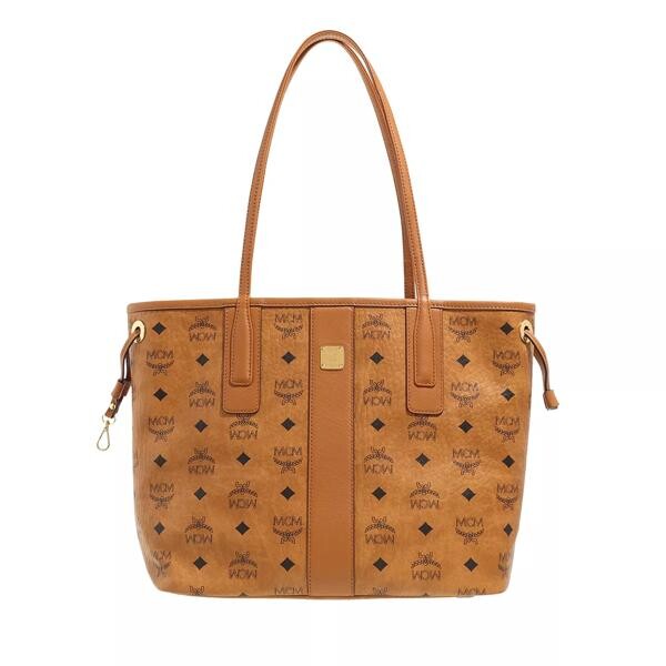 

Шоппер liz visetos shopper small cognac Mcm, коричневый
