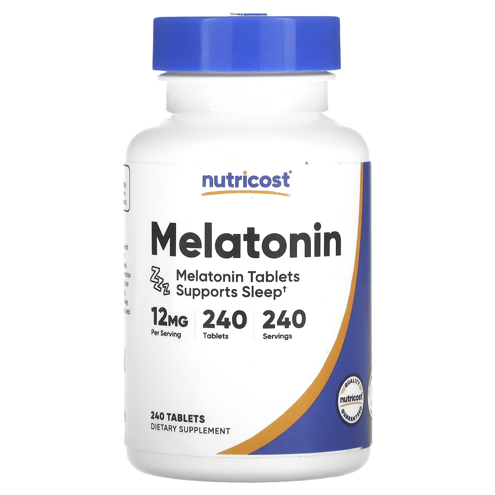 Nutricost Мелатонин 12 мг 240 таблеток мелатонин nutricost 5 мг 240 капсул
