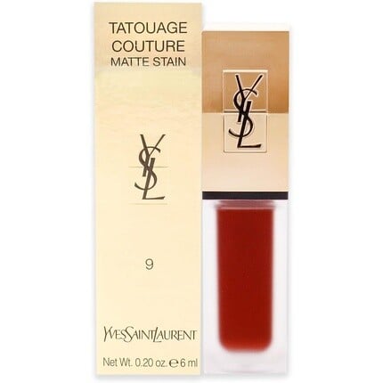 

Ysl Tatouage Couture Matte Red Lip Stain 9 Grenat No Rules 6мл, Yves Saint Laurent