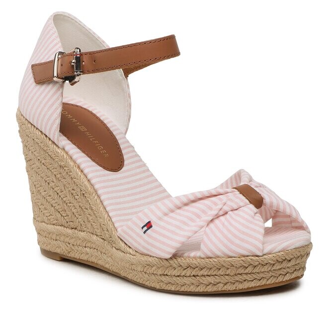 

Эспадрильи Tommy Hilfiger BasicSeersucker High, розовый