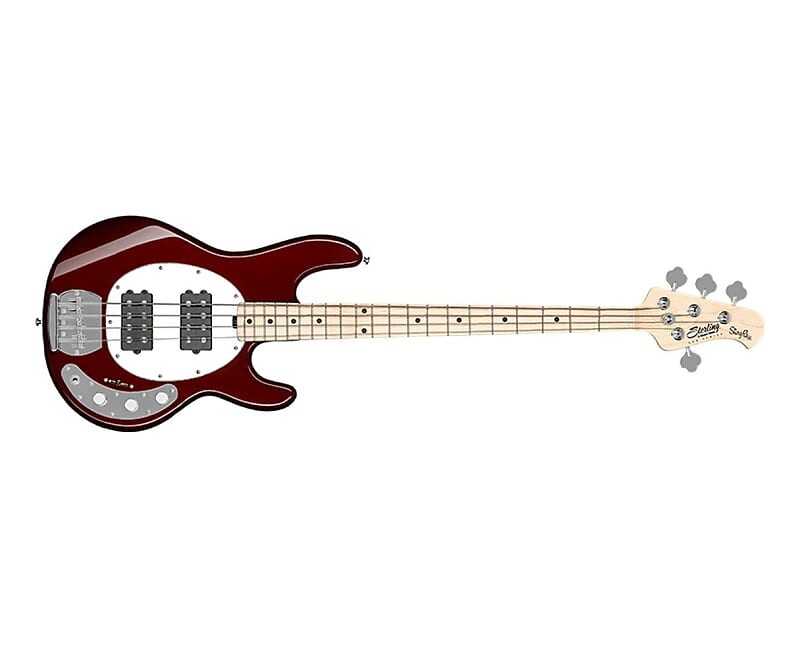 

Басс гитара Sterling by Music Man StingRay HH in Candy Apple Red