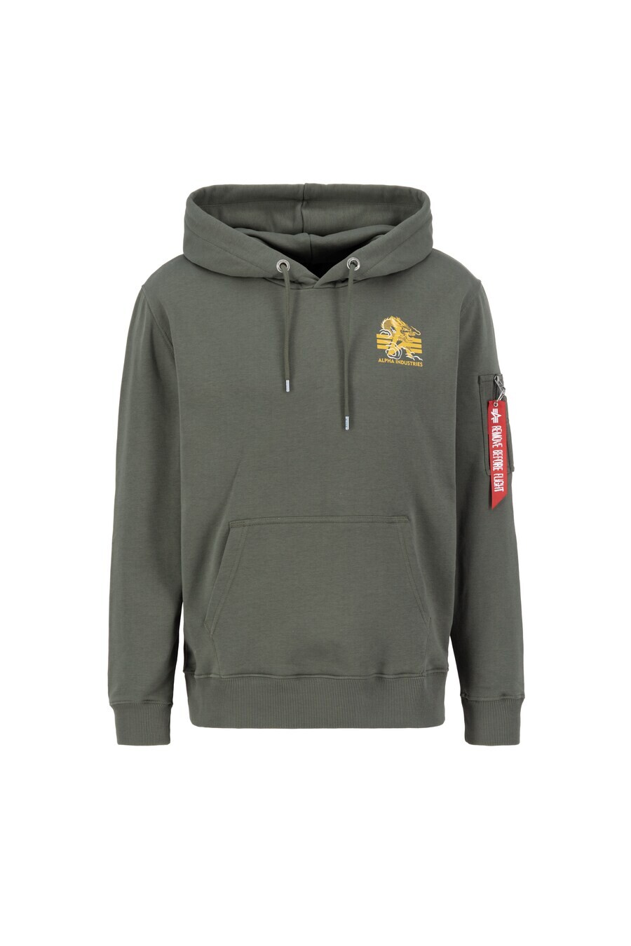 

Толстовка Alpha Industries, оливковый