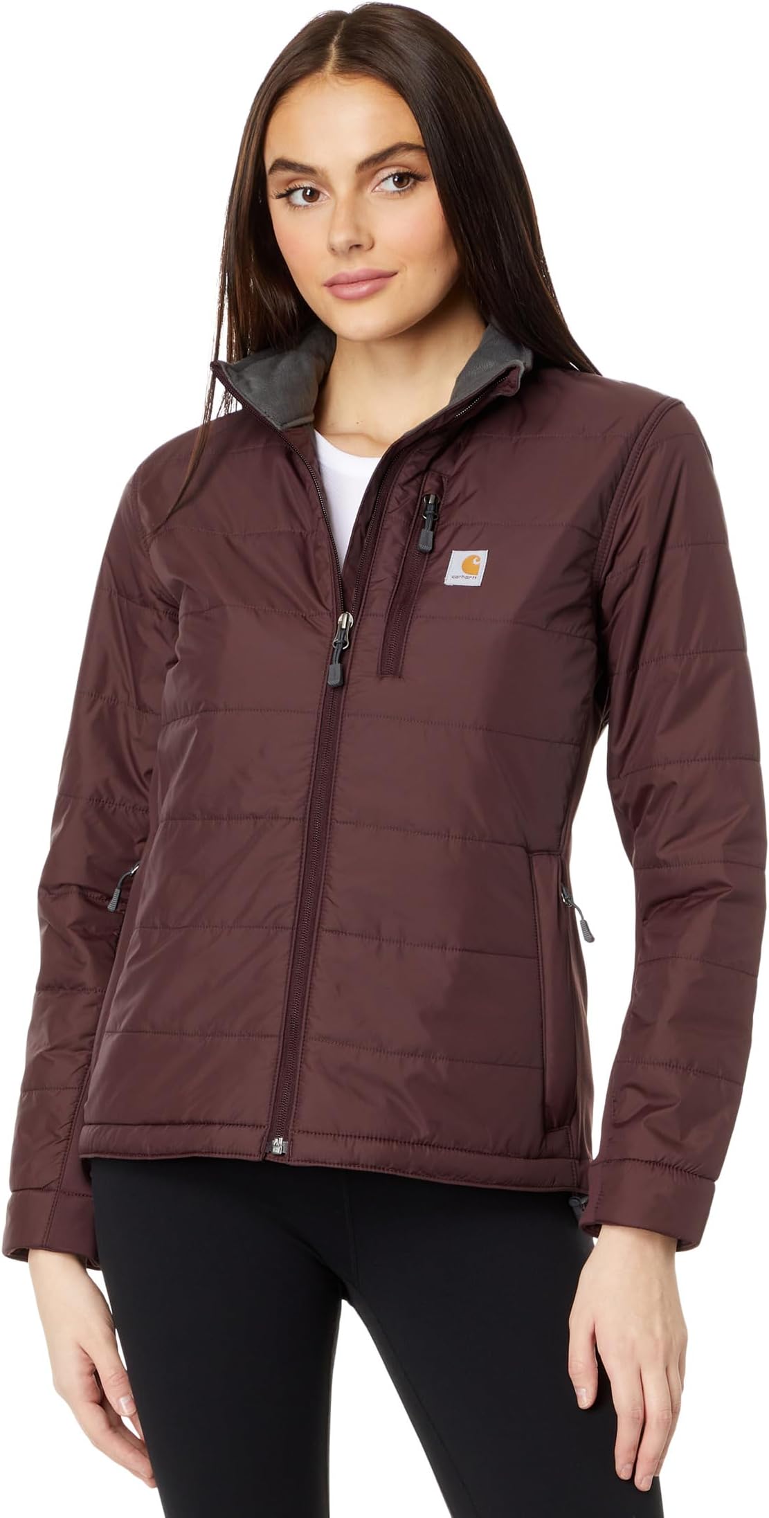 Куртка Rain Defender Relaxed Fit Lightweight Insulated Jacket Carhartt, цвет Blackberry