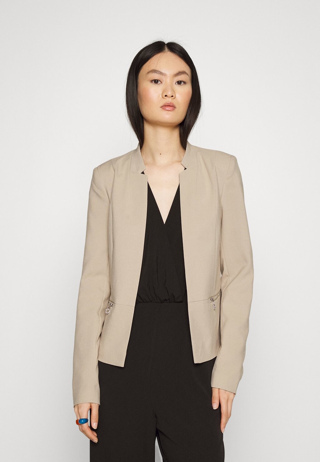 

Блейзер Onlmaddy Koma Short Zip ONLY Tall, цвет humus