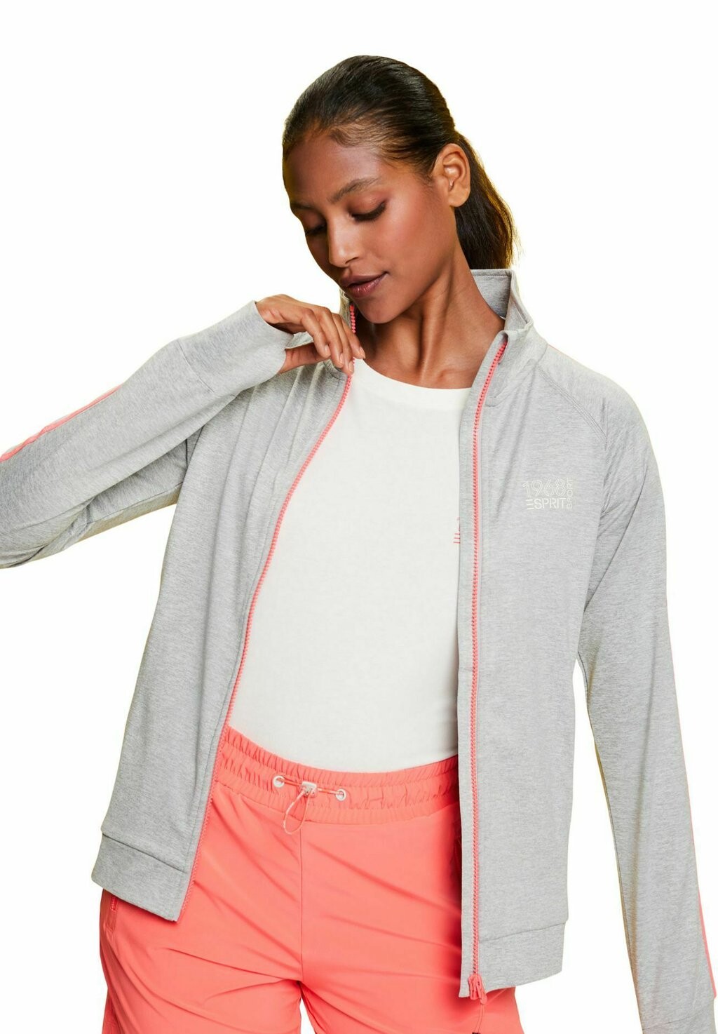 

Толстовка на молнии Esprit, Серый