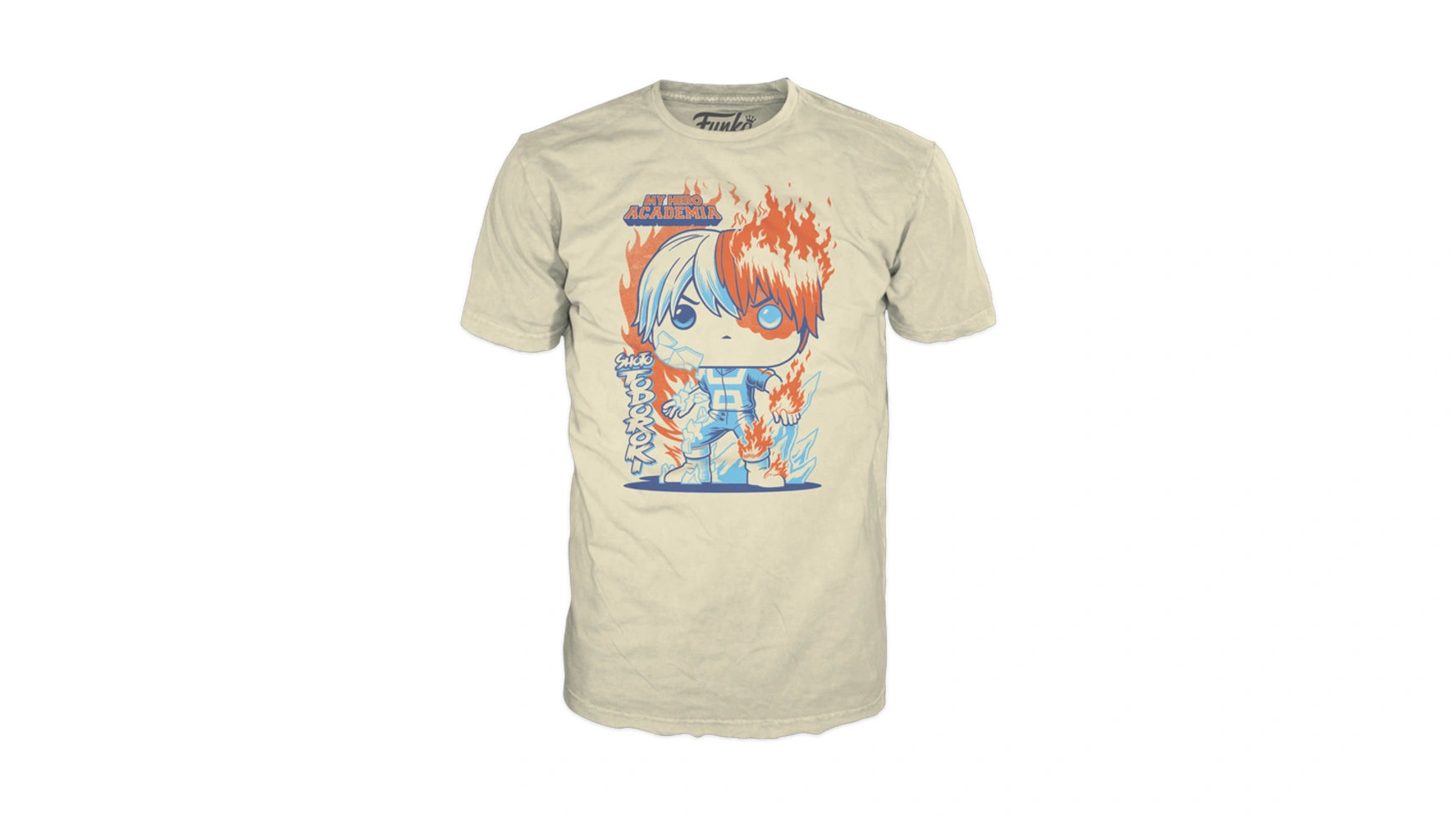 Funko - Pop! My Hero Academia футболка Shoto Todoroki в упаковке, размер L anime shoto todoroki my hero academia t shirt vintage graphic tshirt womens novelty streetwear t shirt homme female