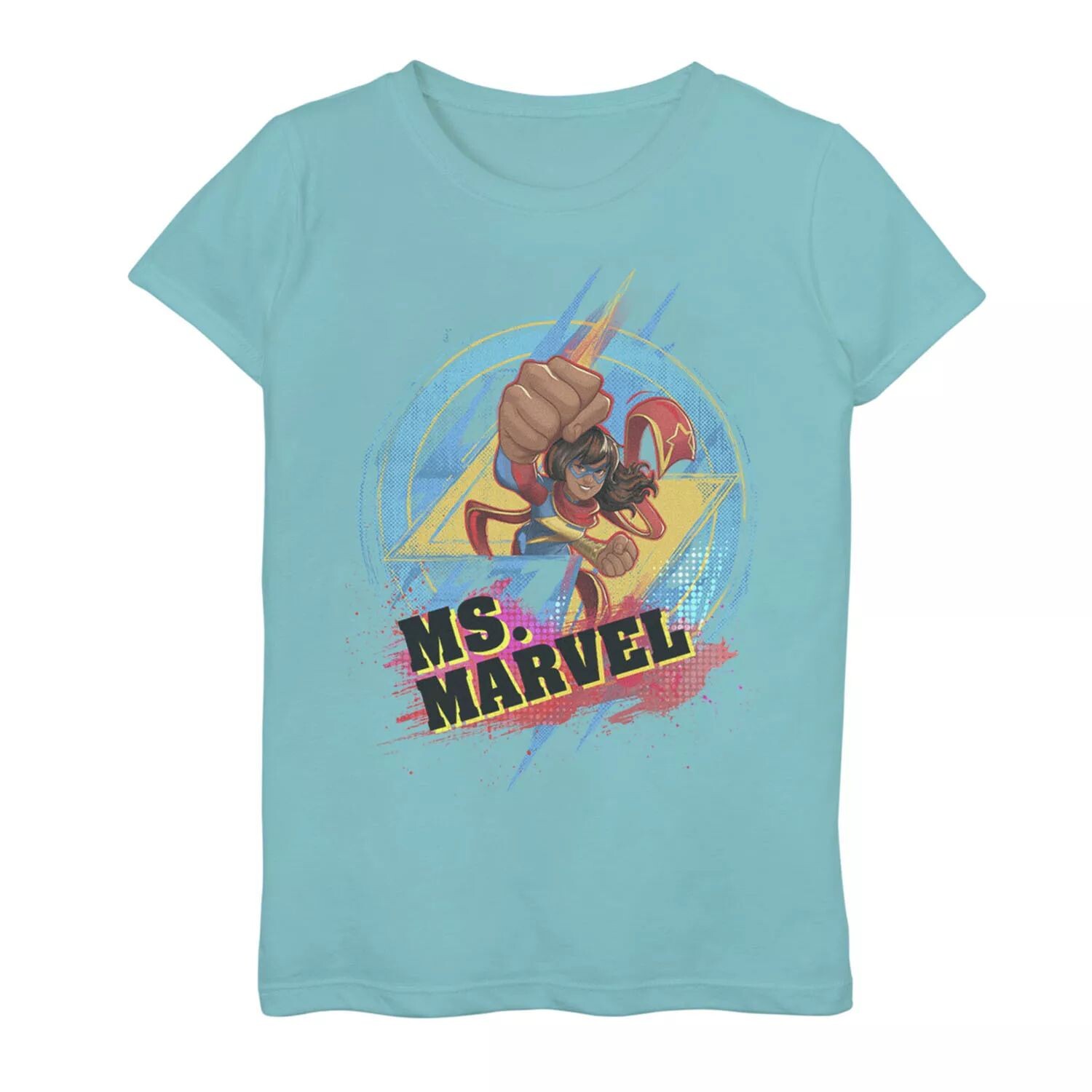 

Футболка с графическим рисунком и логотипом Marvel Rising Secret Warriors для девочек 7–16 лет Marvel