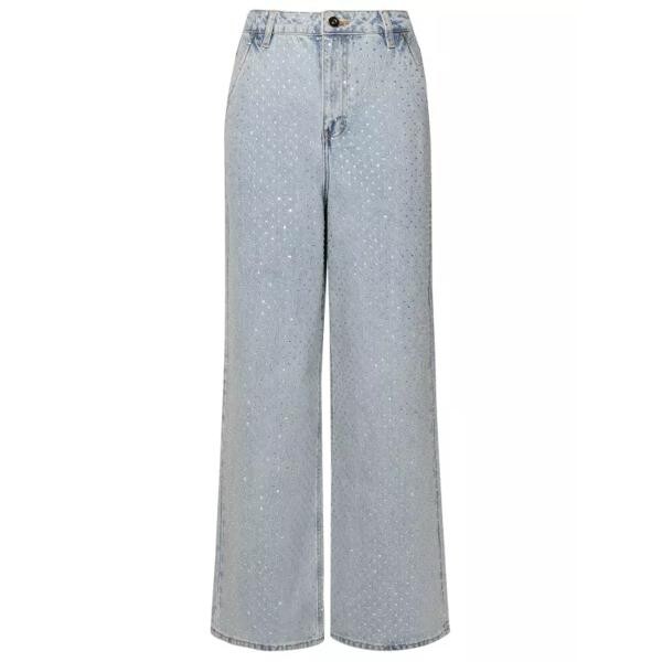 

Джинсы rhinestone jeans Self Portrait, синий