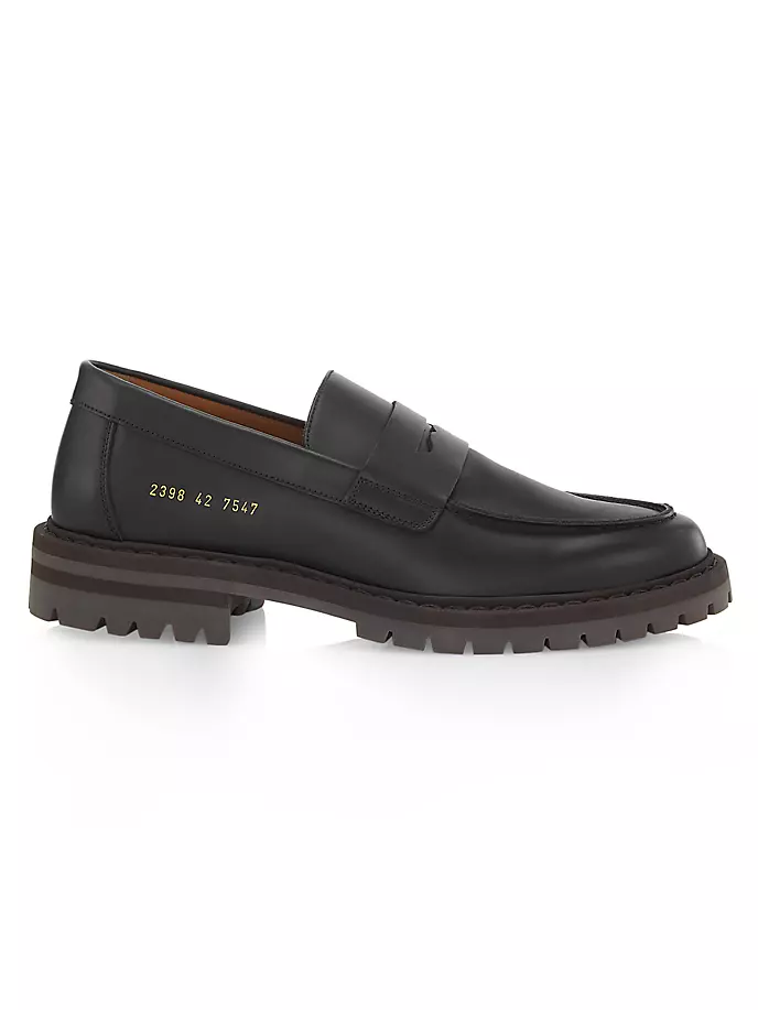 

Кожаные пенни-лоферы Common Projects, черный