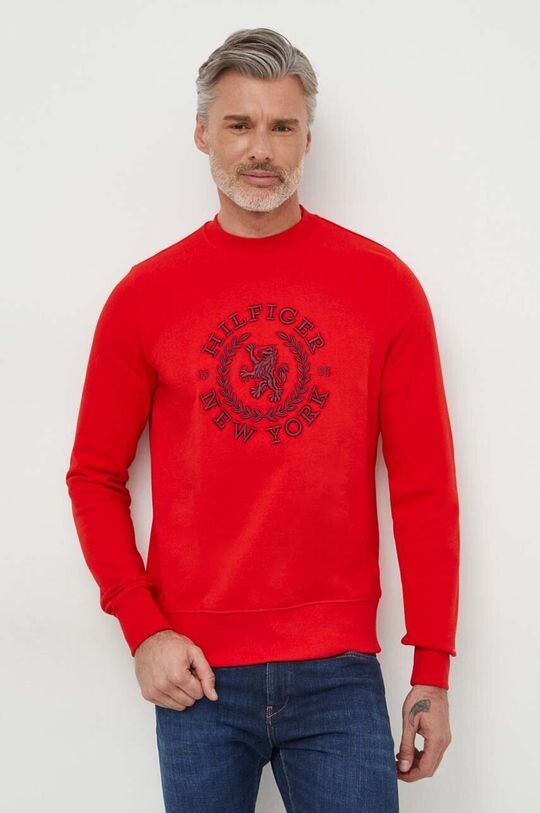 

Хлопковая толстовка Tommy Hilfiger, красный