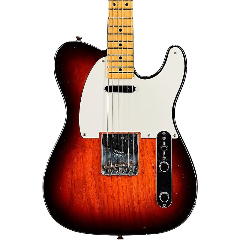 

Электрогитара Fender Custom Shop '58 Telecaster Journeyman Relic Electric Guitar Wide Fade Chocolate 3-Color Sunburst