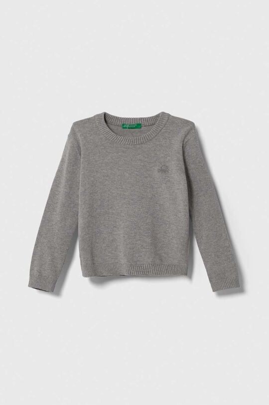 

Шерстяной свитер United Colors of Benetton, серый