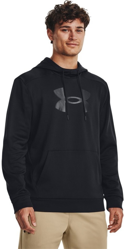 

Толстовка Under Armour Hoodie UA Armour Fleece Big Logo Hoodie, черный