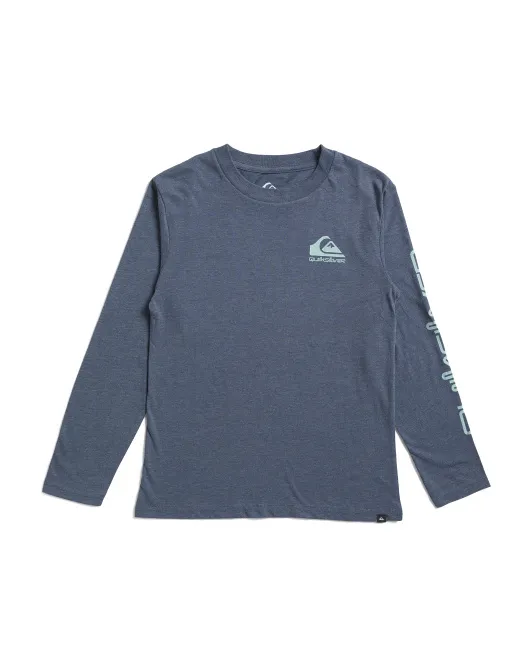 

Топ с длинными рукавами Big Boys Core Quiksilver, цвет Indigo