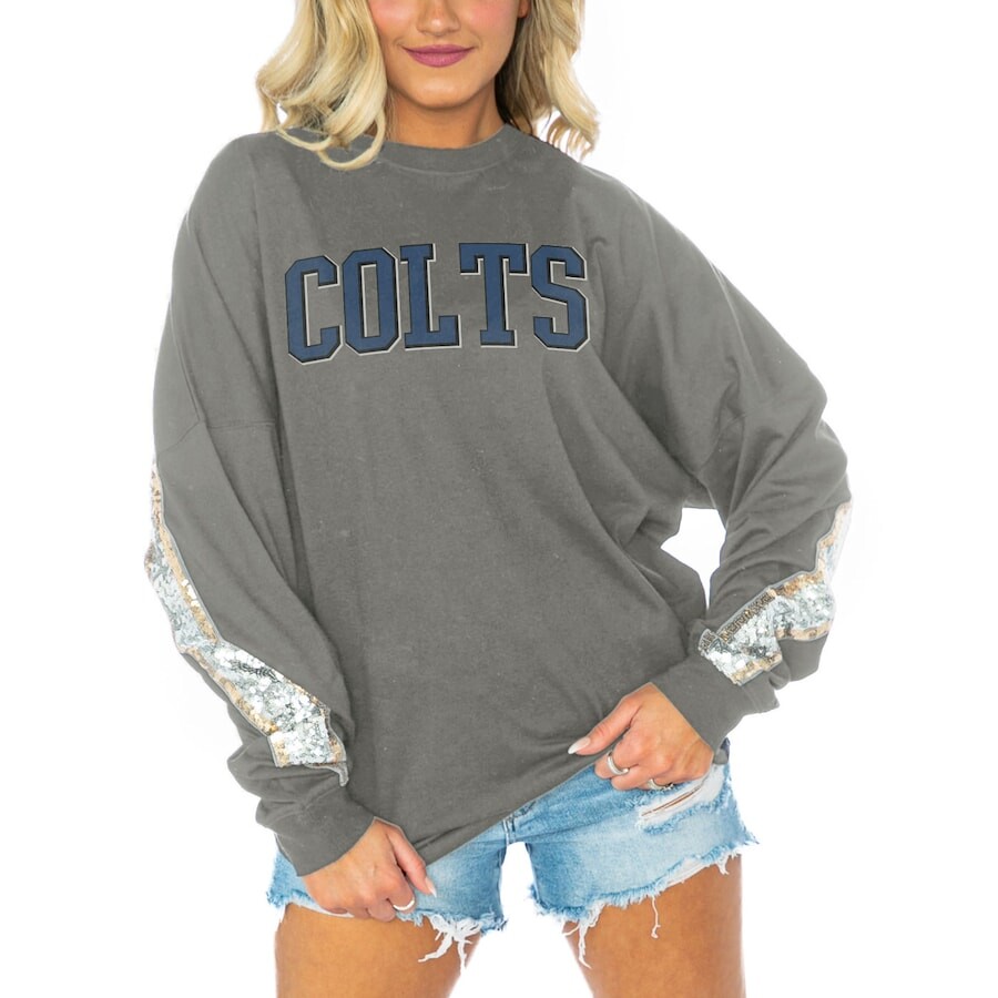 

Футболка с длинным рукавом Gameday Couture Indianapolis Colts, серый