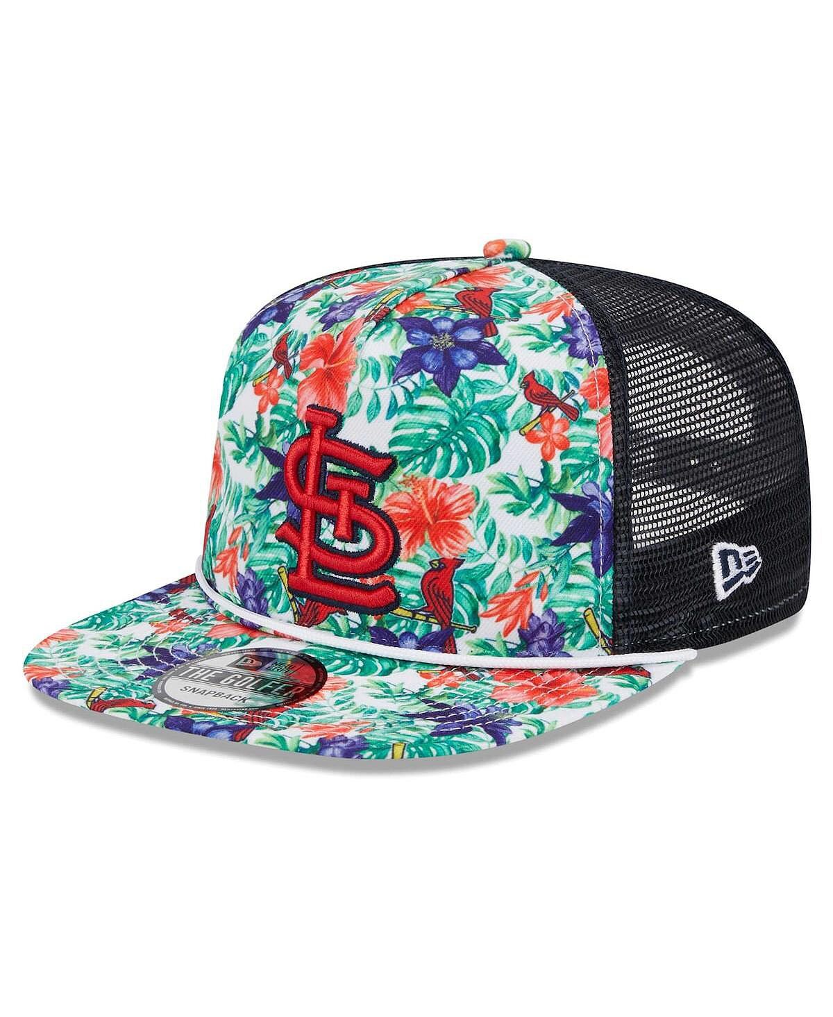 

Мужская кепка Snapback с цветочным принтом St. Louis Cardinals Tropic Golfer New Era