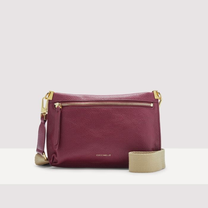 

Мини-сумка из зерненой кожи Coccinelle HYLE MINI, красный